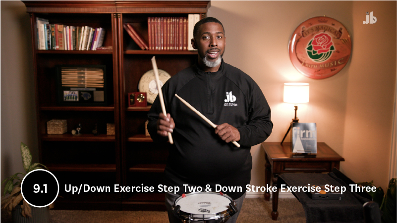 (Ch. 9.1)-Up/Down Exercise Step Two & Down Stroke Exercise Step Three